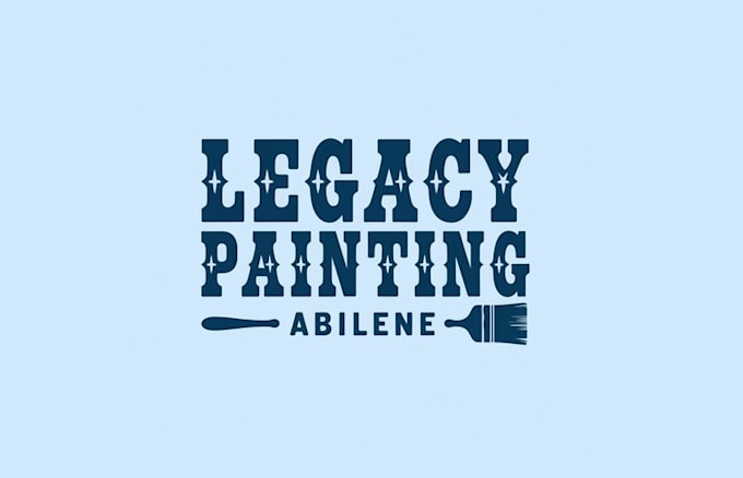 design captivating texas based painting company logo
