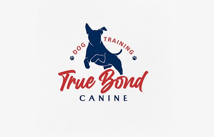 design catchy playful dog trainer logo