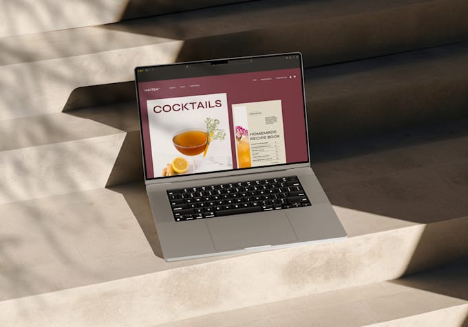 design awesome minimal website or landing page