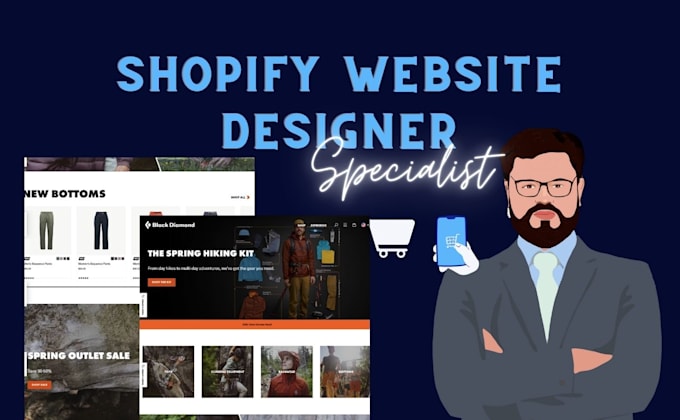 create shopify store build shopify website design, shopify dropshipping website