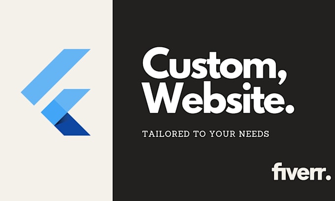 create custom web interfaces using flutter