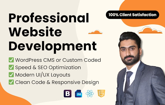 Do website development and develop custom website as full stack web ...