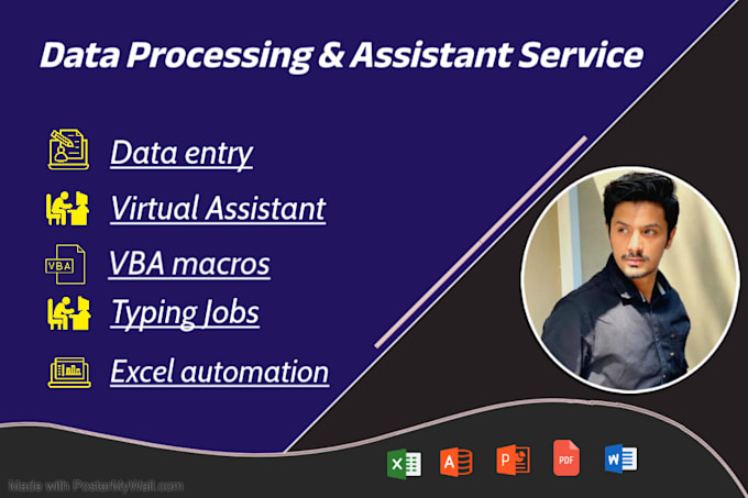 handle your data entry, research, and virtual assistant tasks efficiently