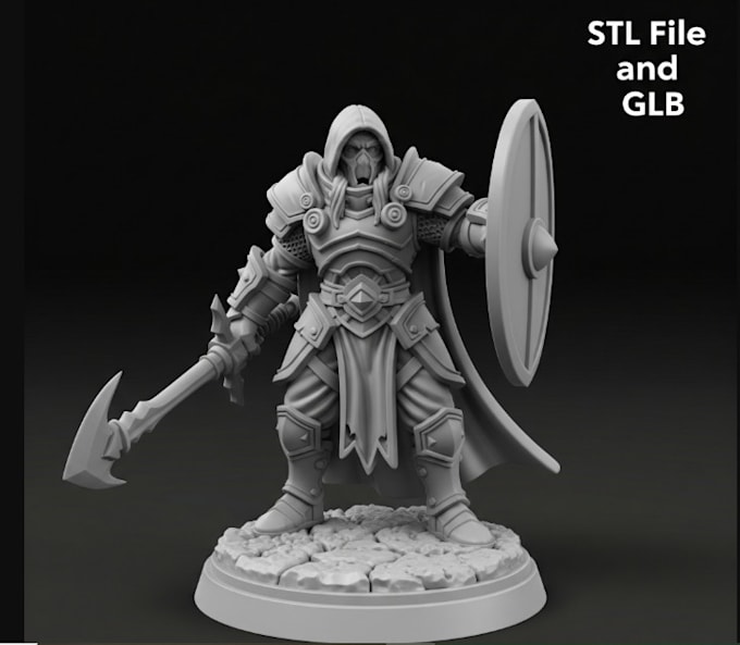 Create printable 3d dnd,fantasy minis,custom trpg assets model ...