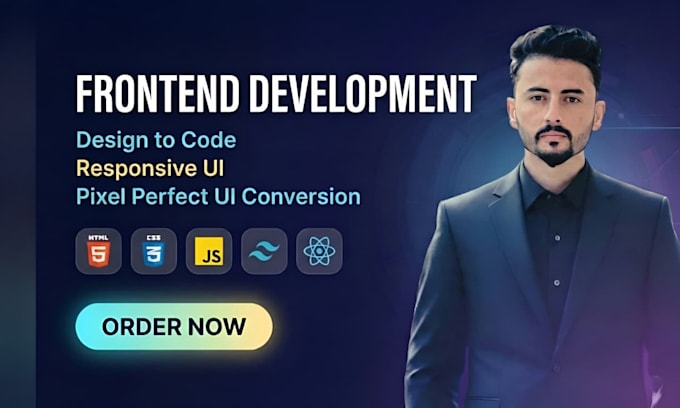 convert design to responsive UI as a frontend developer