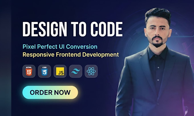 convert design to responsive UI as a frontend developer