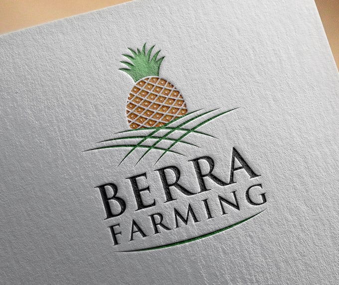 design professional pineapple logo fresh and vibrant