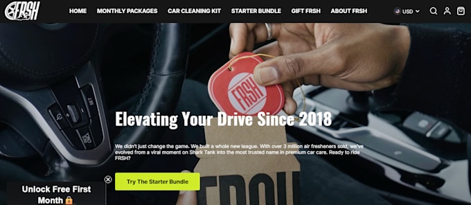 design and redesign website for shopify
