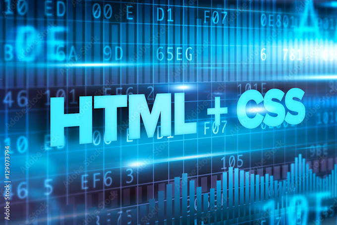 create a front end developing for a website HTML CSS coding