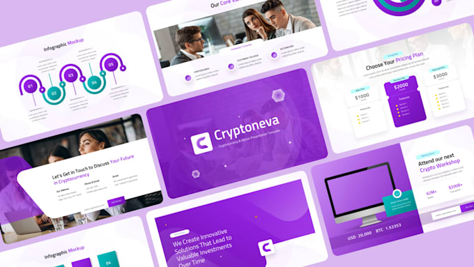 redesign powerpoint presentation investor pitch deck slides