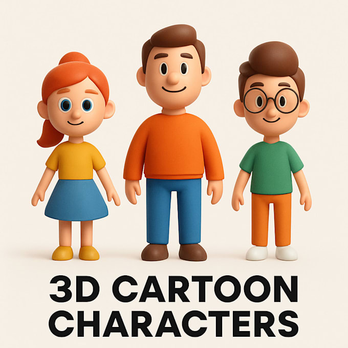 make 3d models for cartoon animations