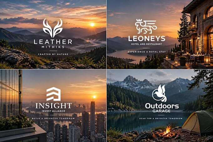 do minimalist custom logo design