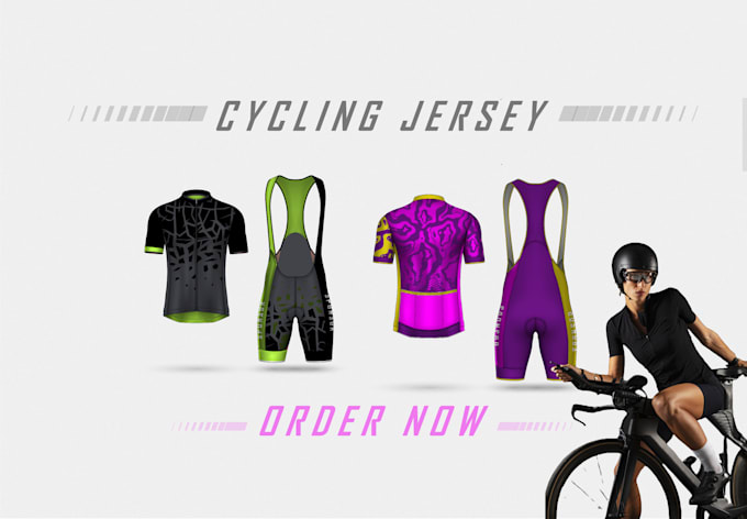 design custom jersey or cycle bibs for you