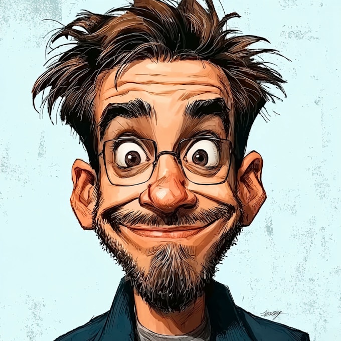 make cartoon caricature, avatar