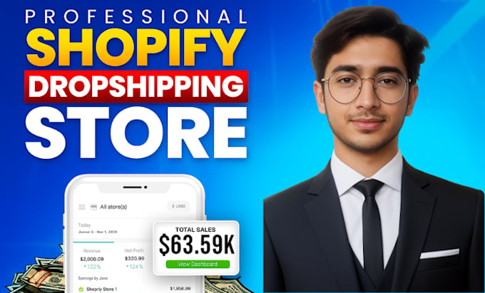 create an automated shopify and print on demand dropshipping site