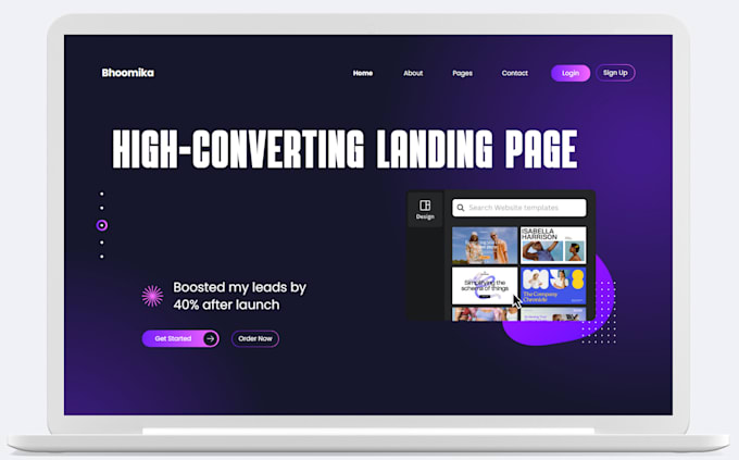 create a fast wordpress or framer website