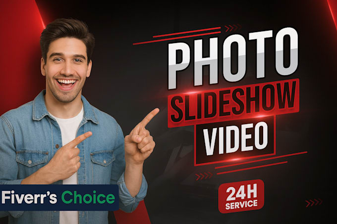 create wedding, birthday, memorial photo slideshow video