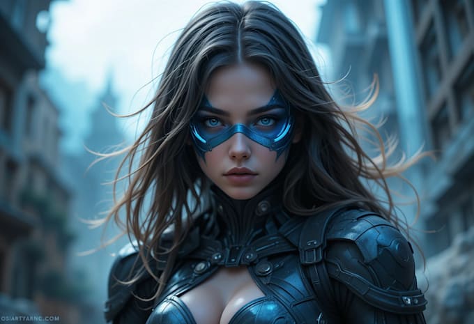 draw superhero character for you