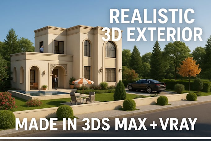 do 3d exterior and interior rendering with vray and 3ds max