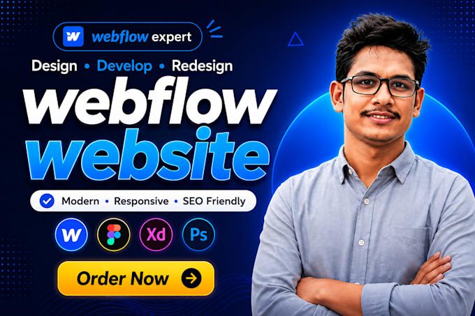 design or redesign a webflow website or convert figma to webflow