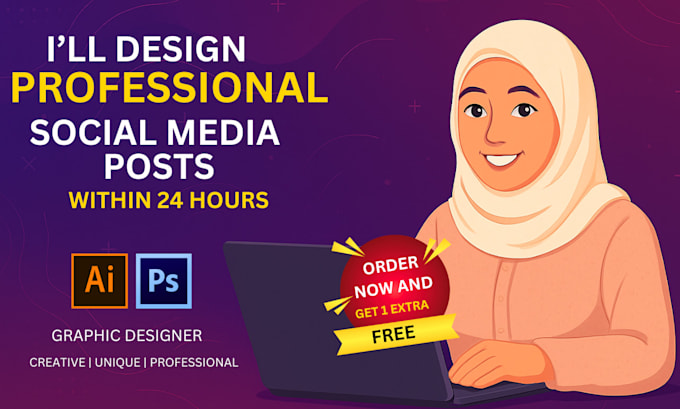 design professional social media banner, post, creative ads