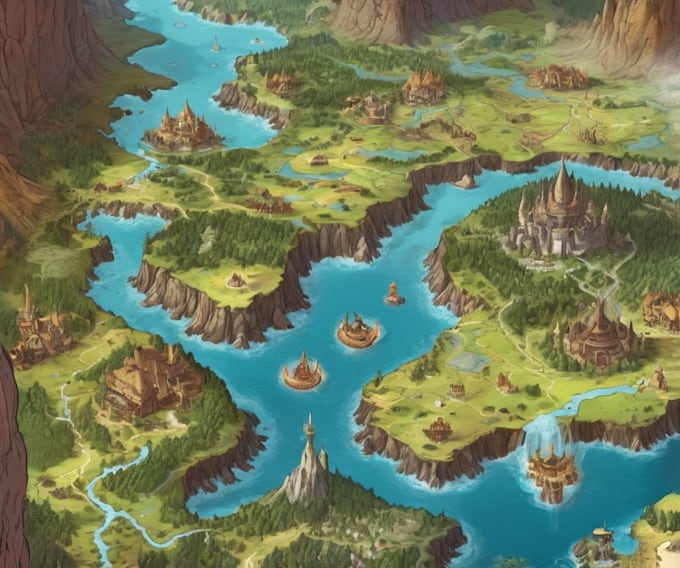 make an amazing world or regional custom fantasy map