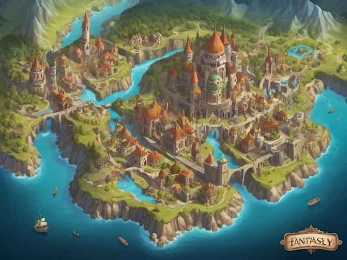 create your fantasy city map