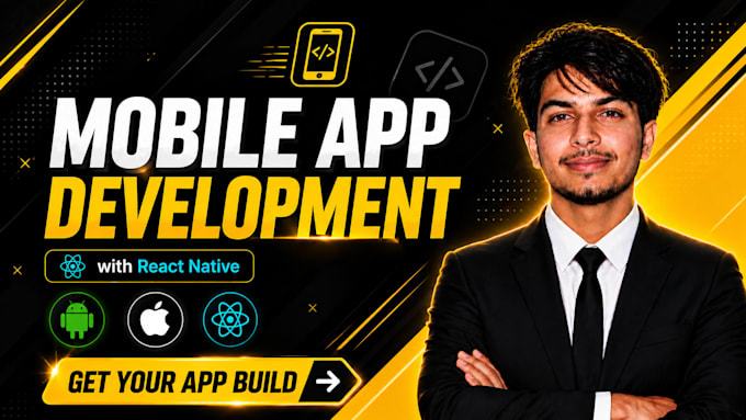 develop a full mobile app using react native framework