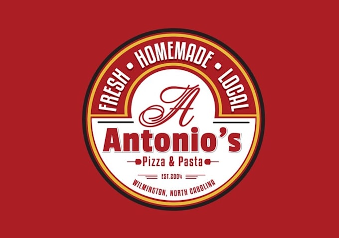 design looks nice beautiful pizza pasta logo