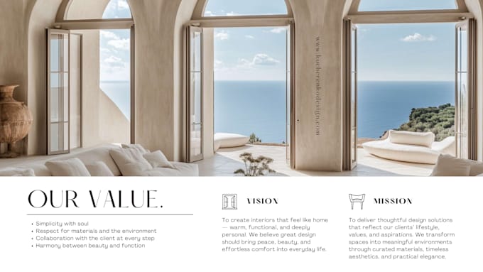 design a high end interior concept presentation