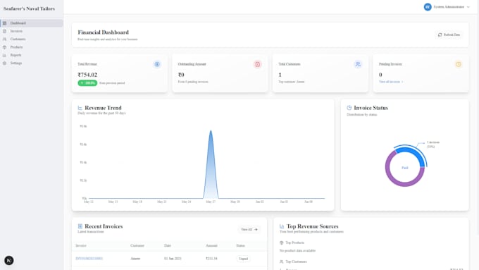 create you a web application using react