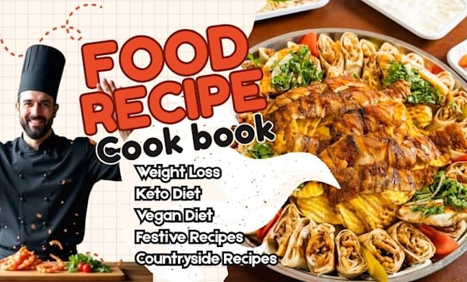 write a captivating cookbook recipes book cookbook design