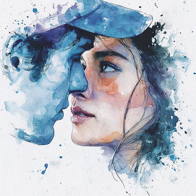 paint watercolor paintings and digital illustrations