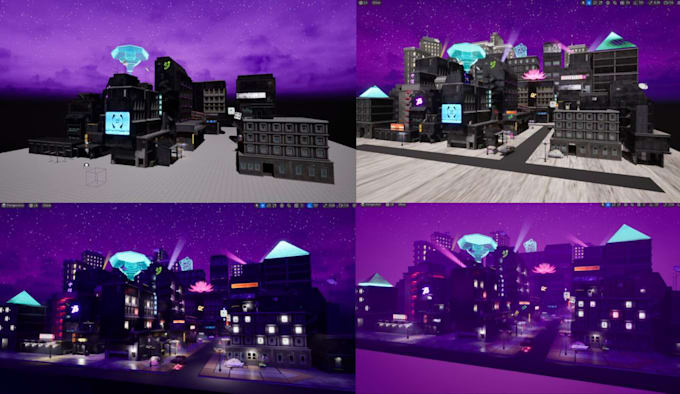 3d streaming background 3d anime vtuber model 3d environment for game and stream