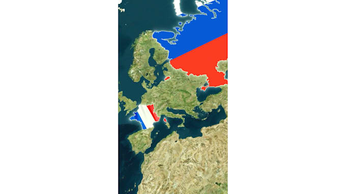 create geography map animation videos reels, shorts