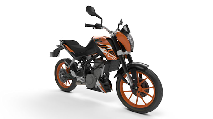 optimize 3dmotorcycle part,realistic bike,race element, unity game mod,uv unwrap