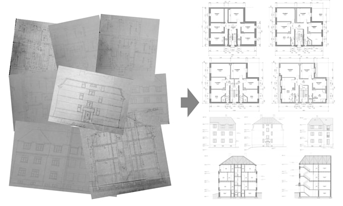 develop your sketches to cad drawings
