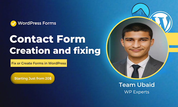 fix or create wordpress contact forms using contact form 7