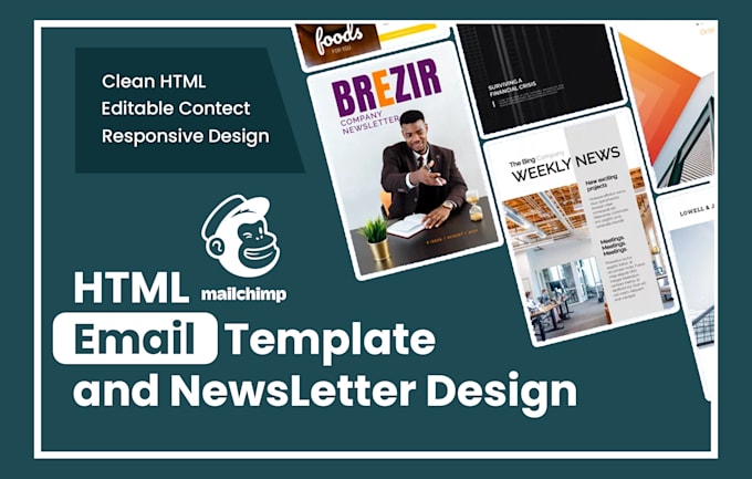 Créer un modèle d'email html responsive personnalisé pour newsletter