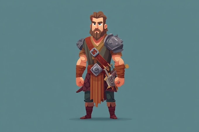 make professional characters for 2d games in unity