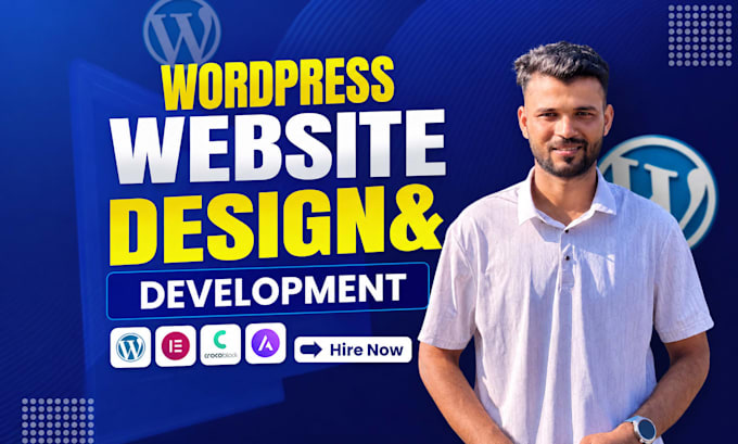design or redesign wordpress website using elementor pro, astra pro, crocoblock