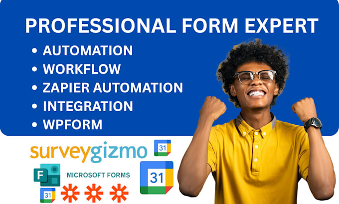 Create microsoft form surveygizmo google calender zapier n8n automation