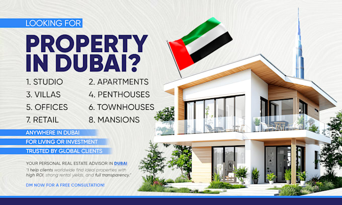 help you buy property in dubai with high ROI