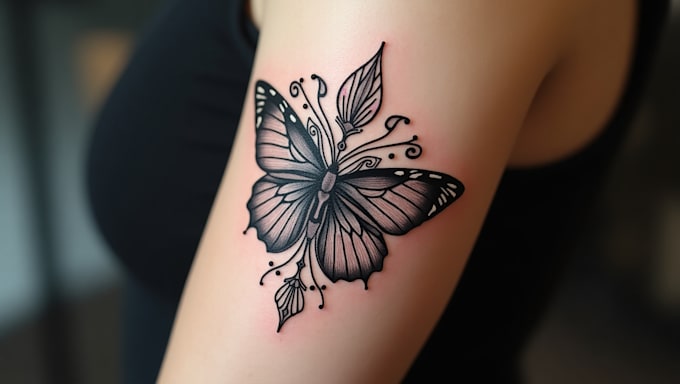 make high end linework tattoo wonderfull design for you