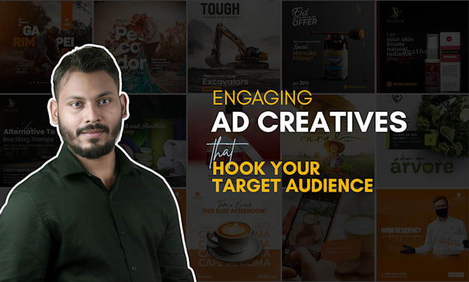 create engaging ad creatives that hook your target audience for social media