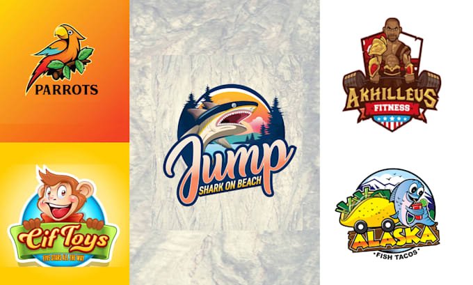 Draw a unique cartoon logo to represent your brand by Ablah_saliba | Fiverr