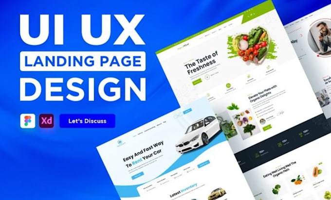 Figma landing page , figma website design , website ui ux by ...