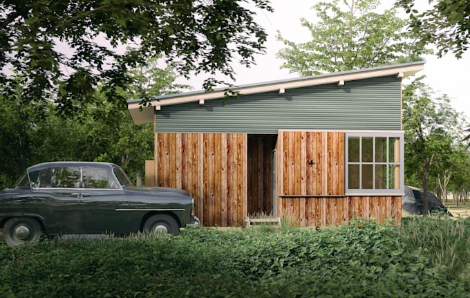 create photorealistic exterior architectural renderings