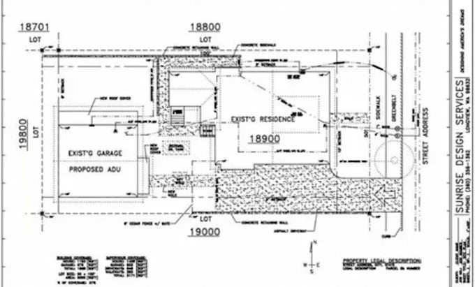 Make site plan, plot plan of your property for city permit by King ...