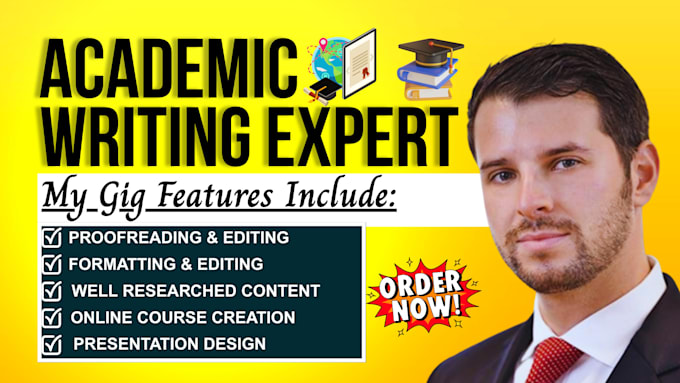 do expert academic research, ebook design, online course creation, presentation